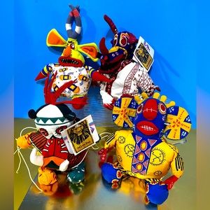 DISNEY EXCLUSIVE NWT 1990s LION KING MUSICAL TRICKSTERS BEAN BAG PLUSH  SET OF 4